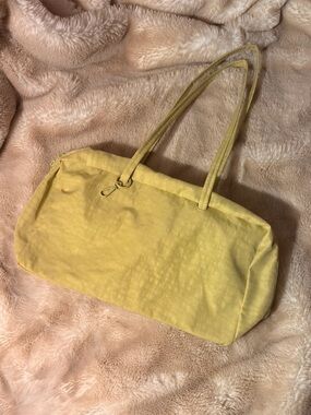 BAGGU Medium Bowler Bag in Butter